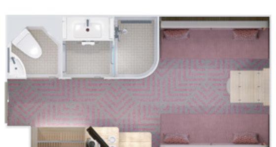 Inside Stateroom-格局
